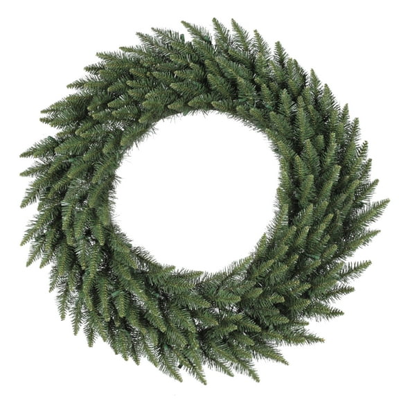Vickerman 36" Camdon Fir Artificial Christmas Wreath, Unlit - Faux Holiday Wreath - Indoor Seasonal Home Decor