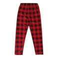 thumbnail image 5 of Seyurigaoka Matching Family Christmas Pajamas, Deer Raglan Tops + Plaid Pants, 5 of 8