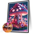 thumbnail image 2 of Diamond Painting 5D DIY Full Square Drill Mushroom Kit Decoración del hogar (ZQA259) FLhrweasw Nuevo, 2 of 9