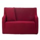 thumbnail image 3 of Spandex Stretch 1/2/3 Plazas Sofá Funda De Sofá Funda Antideslizante Decoración Antimacasar Loveseat Dark Red Yotijar Cubierta de sofá hecha punto, 3 of 7
