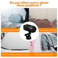 thumbnail image 4 of Supvox Portable Car Heater Defogger Black ABS for Vehicle Use with Low Noise and Adjustable Angle, 4 of 8