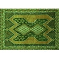 thumbnail image 1 of Ahgly Company Indoor Rectangle Persian Green Traditional Area Rugs, 2' x 4', 1 of 1