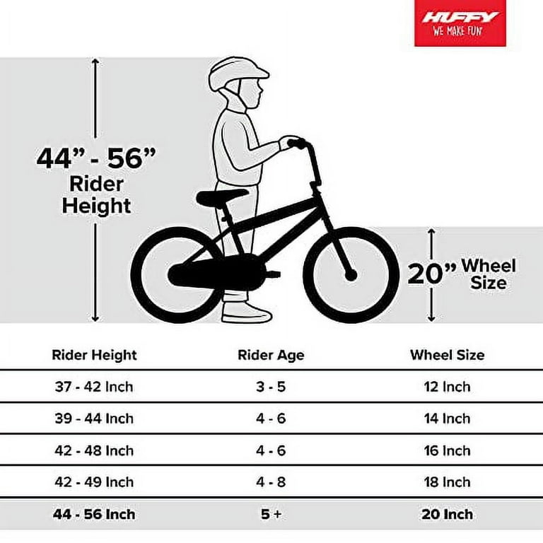 What size bike for a child 44 inches deals tall