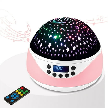 

iju7gthy ry Sky Projection Light Children s Birthday Gift Remote Control Atmosphere Light Rotating Music Colorful Night Light
