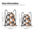 thumbnail image 4 of ZNDUO Gym Drawstring Bag, Cute Teddy Bear Cartoon Pattern Men and Women Fitness Drawstring Backpack Swimming Bags, Small, 4 of 8