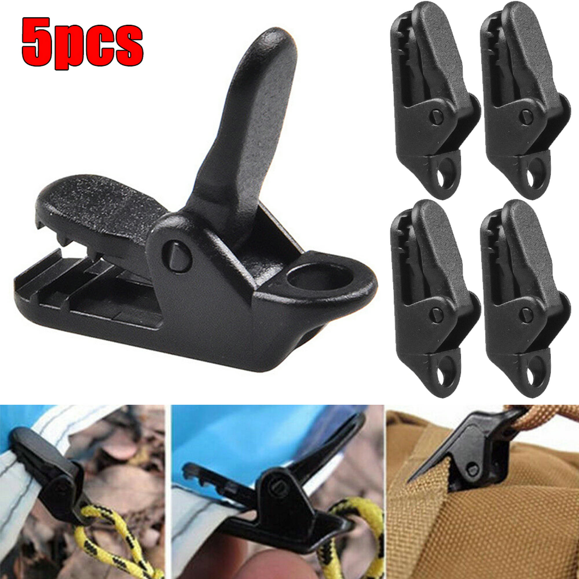 2~20x Camping Awning Canopy Clamp Tarp Clip Car Boat Emergency Tent Tighten Snap
