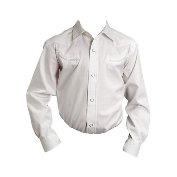 Stetson Western Shirt Boys L/S Snap L White 11-030-0465-0025 WH
