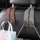 thumbnail image 1 of Ganchos de cuero para reposacabezas de asiento de coche | Organizador de asiento trasero ajustable | Construcción duradera de cuero y metal | Cartera | Bolsa | Soporte para teléfono | Ajuste, 1 of 4