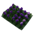 thumbnail image 2 of Simulación en miniatura de racimo de flores ambientalmente para jardín de Violeta perfke Micro paisaje de hierba, 2 of 9
