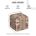 thumbnail image 3 of Kdxio Fashion Tatreez1 Print Tissue Box Cover,Square Decorative PU Leather Facial Paper Case Organizer Holder Dispenser for Bathroom,Night Stands,Desk,Car 5.2''X5.2''X5.2'', 3 of 6