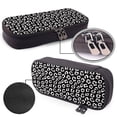 thumbnail image 4 of Lsque Black Leopard Printed Big Capacity PU Leather Pencil Case Large Pencil Pouch Stationery Pen Bag Pencil Holder for Teen, 4 of 6