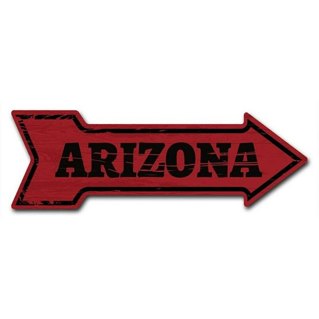 SignMission D-A-8-999975 8 x 24 in. Indoor & Outdoor Decor Direction Sticker Vinyl Wall Decals - Arizona 2 - 24 in.