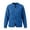 Blue, variant on Womens Zip Front Cardigan Round Neck Cable Knit Bomber Sweater Coat Long Sleeve Casual Sporty Knit Jacket Cable Knit Texture Bomber Silhouette