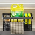 thumbnail image 5 of Sponge Holder for Kitchen Sink, Sink Caddy Organizer, Kitchen Countertop Organizers and Storage Essentials, Rustproof Plastic Soap Dispenser Organize, Kitchen Sink Organizer, 5 of 6