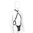 thumbnail image 3 of Arnés de Cuerpo de material cuero Cinturón Mankini T-back Cosplay Fancy Body Pouch Ropa Interior Colcomx Arnés Mankini, 3 of 8