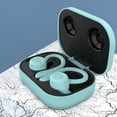 thumbnail image 4 of Oggfader Wireless Earbuds New TWS Bluetooth 5.0 Earphones Charging Box Wireless Headphone Stereo Sports IPX6 Earbuds Headsets With Microphone Sky Blue, 4 of 5