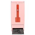 thumbnail image 4 of Pink Wall Mounted Plastic Bag Dispenser for Kitchen Garbage Trash Bags, 4 of 5