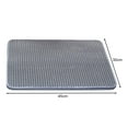 thumbnail image 6 of Cat Litter Mat Less-Mess Cat Litter Box Mat Double-Layer Litter Collector Trapping Mat Non-Slip Kitty Litter Mats for Floor, 6 of 8