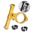 thumbnail image 3 of te para botella de agua, adaptador de montaje ajustable, compatible con manillar de bicicleta, tija de sillín, fuerte, aleación de aluminio 7075 Oro Baoblaze portabotellas para bicicleta, 3 of 5