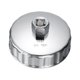 thumbnail image 1 of Llave de filtro de aceite Uxcell de 18 flautas, diámetro interior de 65 mm, tipo de copa de acero CR-V con cuadrado de 1/2" para extracción de filtros de aceite (906), 1 of 7