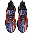 thumbnail image 2 of Puerto Rico American flag Shoes Trail Running Shoe Non-Slip Breathable Comfortable Sneakers Black Size 9.5, 2 of 7