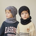 thumbnail image 4 of Kid Winter Hat Scarf Glove Set, Knitted Beanies Cap for Ages 4-10 Years Girls Boys, 4 of 6