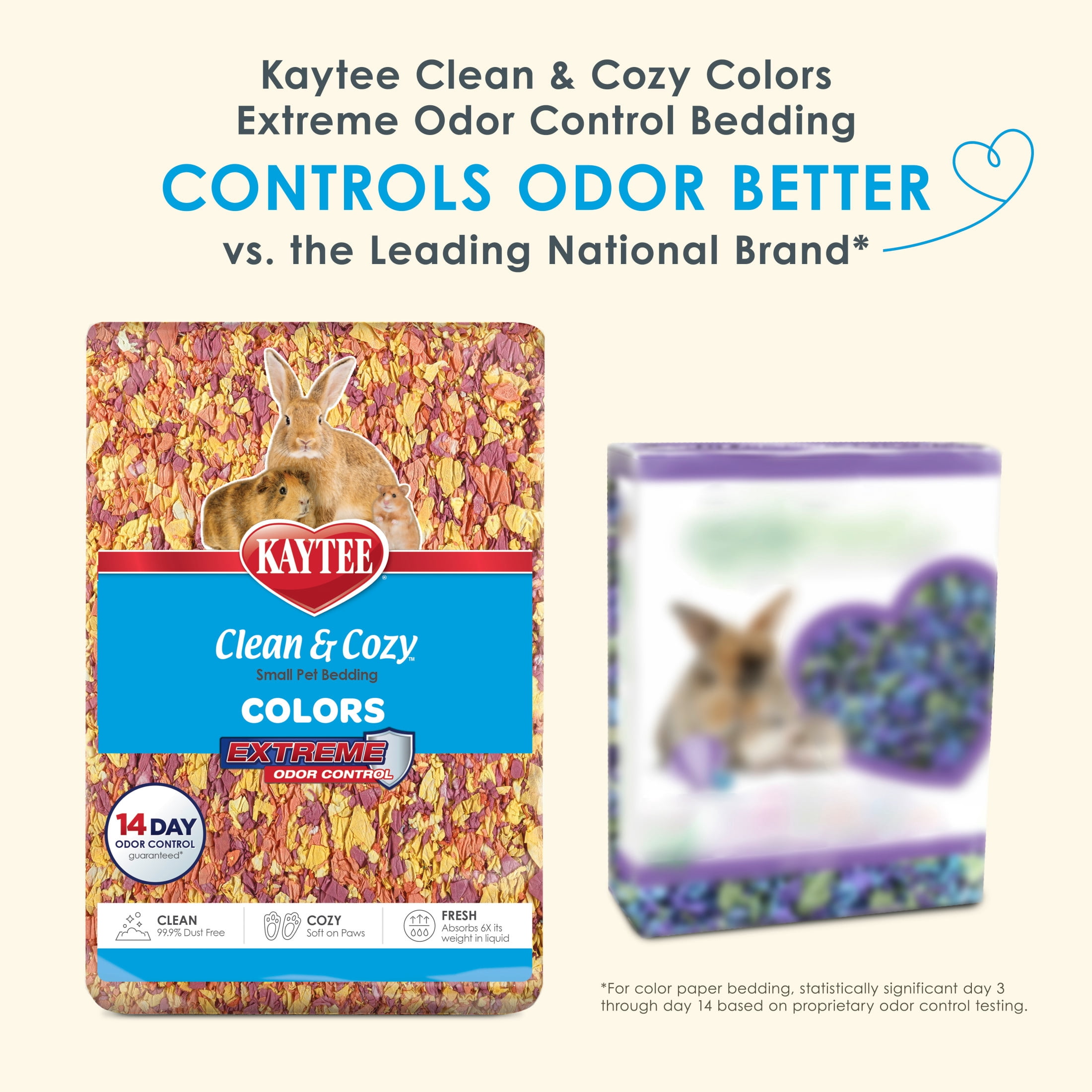 Kaytee Clean & Cozy Colors Bedding Sunset 24.6 Liters