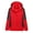 Red, variant on Women's Outdoor Jacket 3 in 1 Waterproof Windproof Winter Hooded Fleece Windbreaker Hiking Snow Coat (Large, Red)