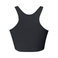 thumbnail image 5 of Women's Solid Swimwear Tankini Top Swim Shirt For Beach Water Activities, 5 of 5