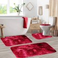 thumbnail image 4 of Bath Rug Set 4 Pcs Water Absorbent Soft Microfiber Rug Machine Washable Thick Plush Shaggy Bath Rug For Bathroom Shower Bath Mat For Tub Non Slip, 4 of 7