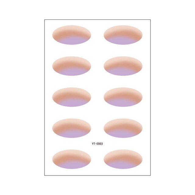 Pisexur Belleza Maquillaje Pegatinas de tatuajes de sombras de ojos, resistentes al agua y al sudor, de color duradero, para el contorno de los ojos, maquillaje de ojos simpara mujeres y hombres