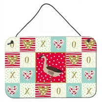 Caroline's Treasures CK5323DS812 Chinese Goose Love Wall or Door Hanging Prints, 8x12, multicolor