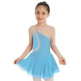thumbnail image 3 of DPOIS Kids Girls Figure Ice Skating Leotard Dress Performance Costume, 3 of 5