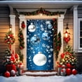 thumbnail image 6 of Christmas Door Cover Reindeer Santa Claus Banner Hanging Banner Winter Holiday Christmas Eve New Year Home Party Decoration Supplies 71 x 35 Inch, 6 of 8