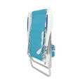 2Pack Mainstays Reclining Bungee Beach Chair, Teal