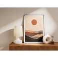 thumbnail image 2 of Himalayan Mountains Poster India Landscape Print Orange and Brown Mountain Art Abstract Nature Wall Decor Modern Minimalist Home Decor, 2 of 3