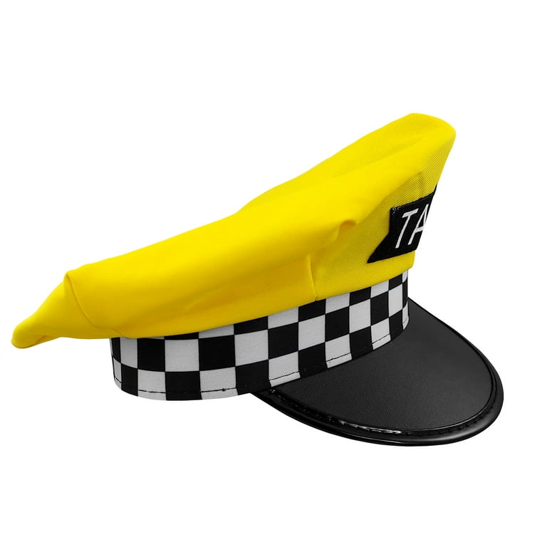 Nicky Bigs Novelties Unisex Adult Taxi Driver Hat Military Captains Steampunk Festival Costume Hat