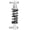 Silver, variant on Yajisi Bicycle Motorcycle Shock Struts Coil Spring Shocks Absorber Suspension Damper 150mm / 5.9in 750LBS