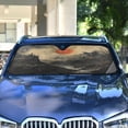 thumbnail image 4 of WOBOGO Sundown Car Windshield Sunshades Autopilot Lightweight Accordion Sun Visor 55×27.6in, 4 of 8