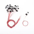 thumbnail image 1 of kusrkot 20PCS Model Lawn Scenery LED Light Micro Landscape Fairy Garden Street Buildings, 1 of 8
