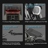 COSWHEEL R19 6000W Peak 50MPH Electric Dirt Bike for Adults,72V 40Ah ...