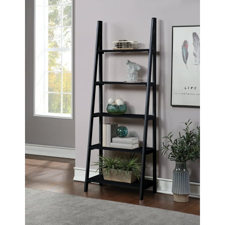 OSP Home Furnishings - Brooking Ladder Bookcase in Finish - Black