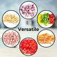 thumbnail image 2 of Starfrit Hachoir À Oignon, Hachoir À Une Pression, Lames En Acier Inoxydable, Capacité De 2 Tasses, Bec Verseur, Design Compact, Avec Outil De Nettoyage, Pour Oignons, Légumes, Fromage, Lave-Vaisselle, 2 of 11