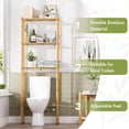 thumbnail image 3 of Organizador Shelf AmazerBath de bambú con 3 niveles para colocar sobre el inodoro, 180 x 25 x 180 cm, 3 of 9