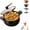 Black, variant on Multifunctional Large Capacity Non-stick Pressure Cooker, Large Micro Pressure Cooker Pot with Anti-Scalding Handle & Visible Glass Lid for All Stovetops —Ideal for Family Meals and Soups (Orange)