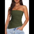 thumbnail image 2 of Camiseta Sin Mangas Sexy de Moda de Verano Verde M, 2 of 7
