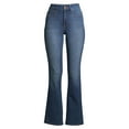thumbnail image 3 of Time and Tru Women's High Rise Slim Bootcut Jeans, 3 of 6