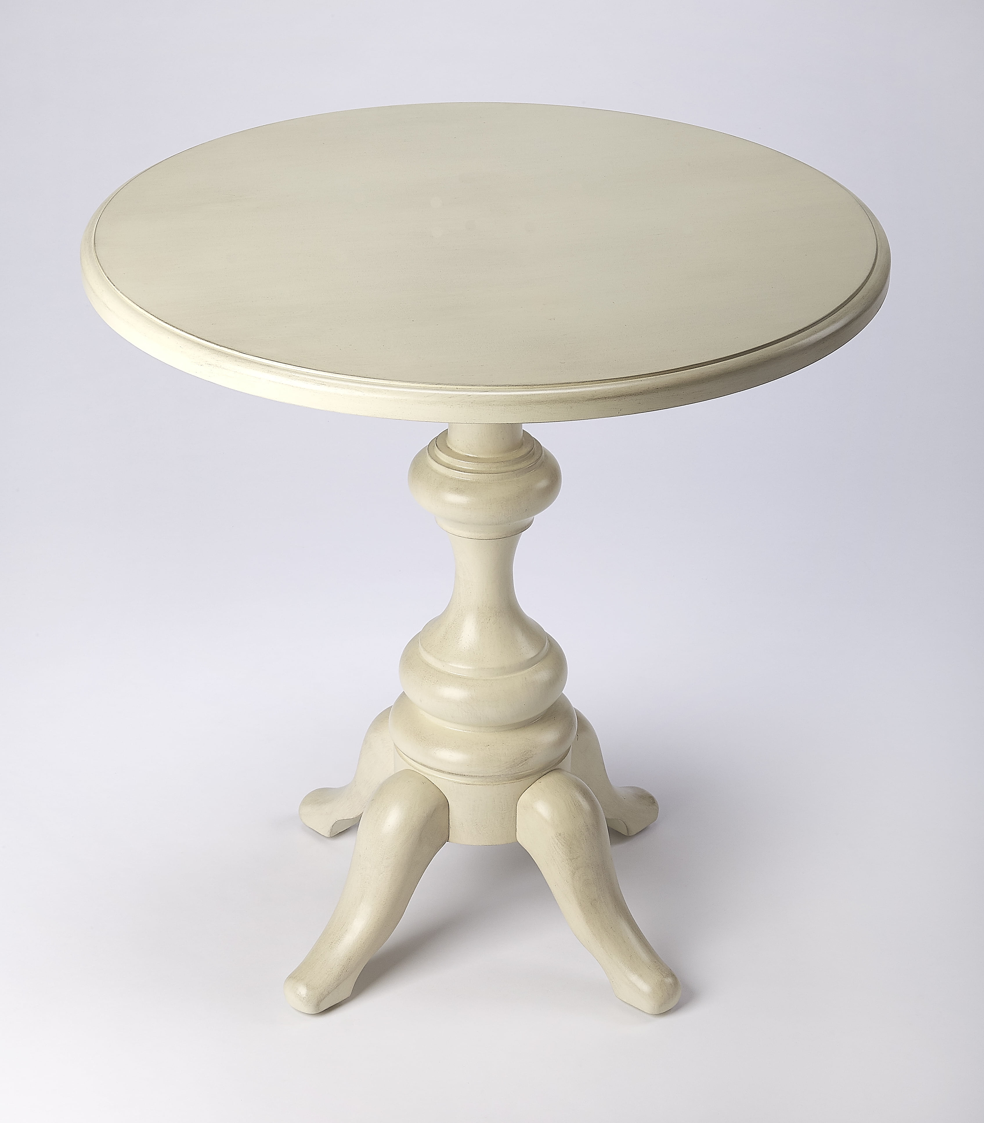Butler Traditional Tilton Round Side Table With White Finish 4377288