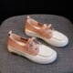 thumbnail image 5 of Zapatos planos de mujer primavera verano 2022, zapatos básicos de piel de vaca auténtica, zapatos planos informales para uso diario, 5 of 5