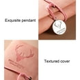 thumbnail image 6 of Dream Lifestyle A6 Loose-Leaf Detachable Bandage Notebook with Elk Pendant,Hand Ledger Diary, 6 of 8